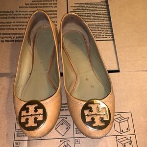 Sold- Tan Tory Burch flats